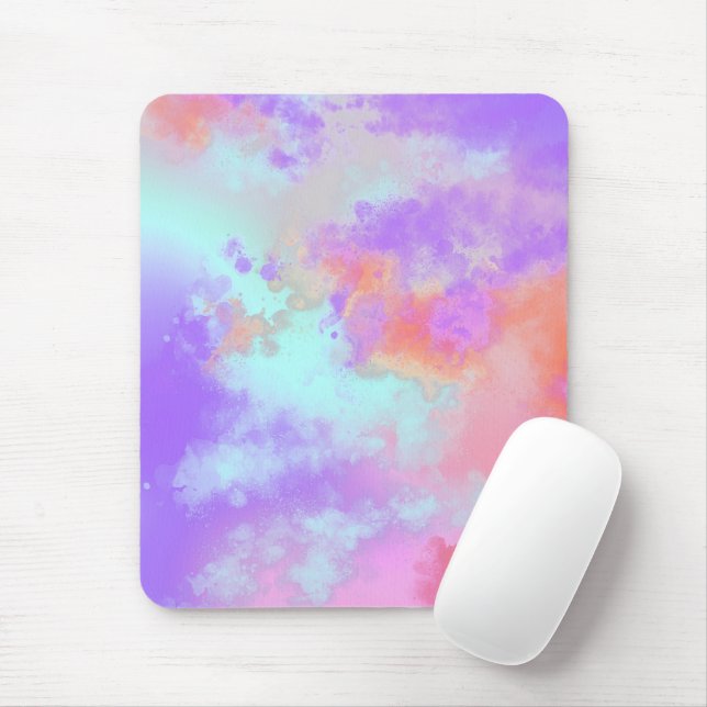 Rainbow Paint Spritzer Mousepad (Mit Mouse)
