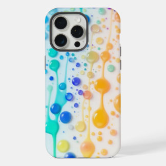 Rainbow Paint Tropfen Phone Case iPhone 15 Pro Max Hülle