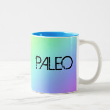 Rainbow Paleo Zwei-Töne-Kaffee-Tasse