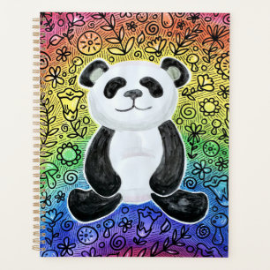 Rainbow Panda Planner Planer