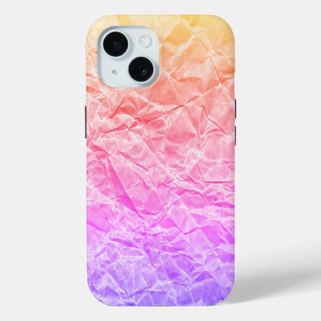 Rainbow-Papier Case-Mate iPhone Hülle (Rückseite)