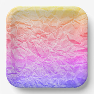 Rainbow-Papier Pappteller