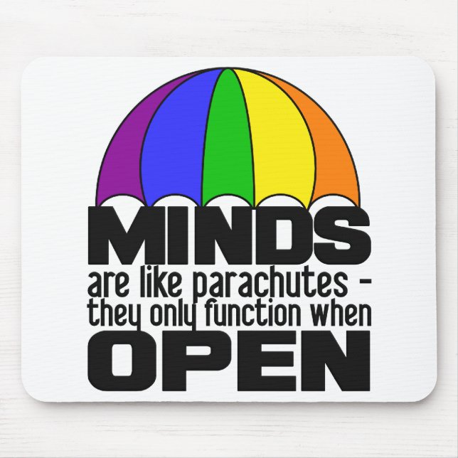 Rainbow Parachute mousepad (Vorne)