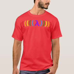 Rainbow Parens Lisp Lambda T-Shirt