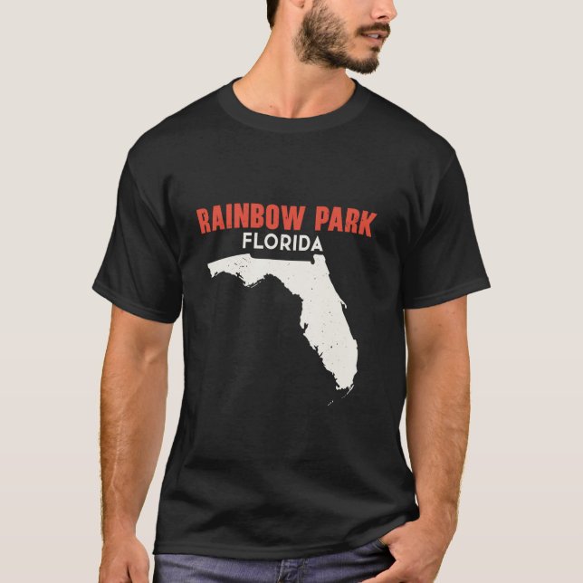Rainbow Park Florida USA Staat America Travel Flor T-Shirt (Vorderseite)