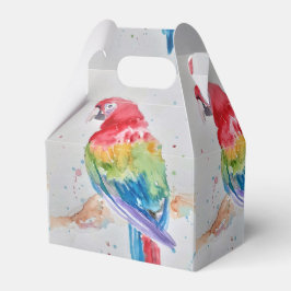 Rainbow Parrot Bird Child Birthday Cake Fevor Box Geschenkschachtel
