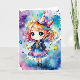 Rainbow Party Magie - Individuell gestaltbarer Geb Karte