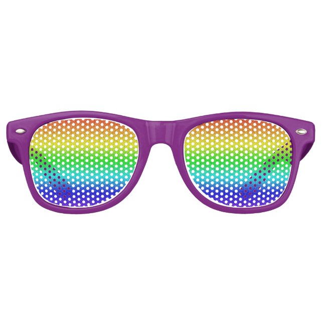 Rainbow Partybrille (Vorderseite)
