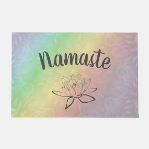 Rainbow paste Namaste Fußmatte