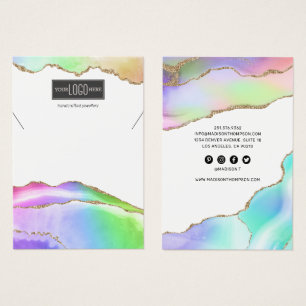 Rainbow Pastel Agate