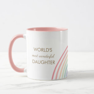 Rainbow Pastel Daughter Tasse