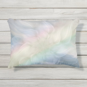 Rainbow Pastel Floral Mandala Design Kissen Für Draußen