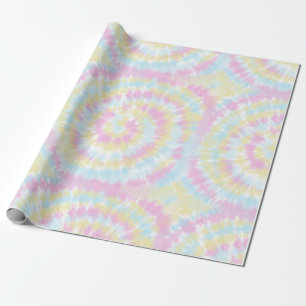 Rainbow Pastel Gefärbte Krawatte Geschenkpapier