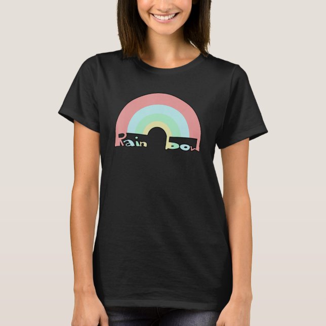 Rainbow Pastel T-Shirt (Vorderseite)