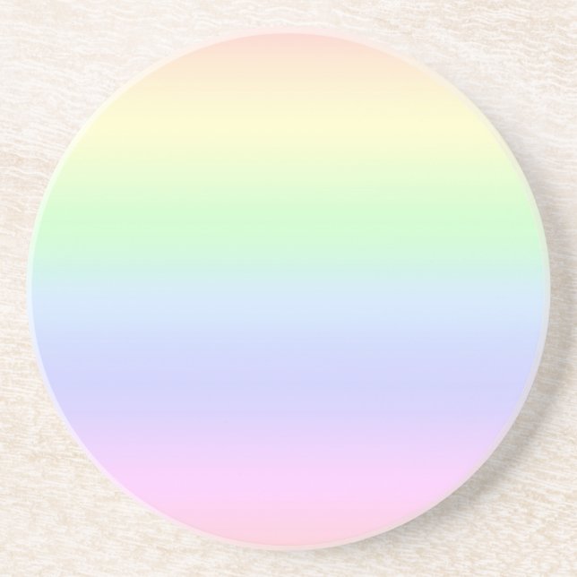 Rainbow Pastel Untersetzer (Vorne)