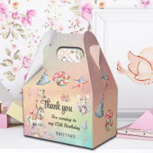 Rainbow Pastel w Animals 12. Geburtstag Gefälligke