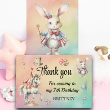 Rainbow Pastel w Animals 7. Geburtstag