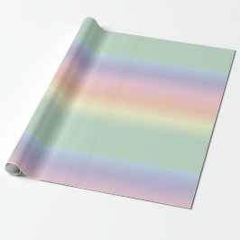 Rainbow Pastell Streifen Wrapping Paper Geschenkpapier