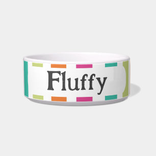 Rainbow Pastellfarben Retro vertikale Streifen Napf