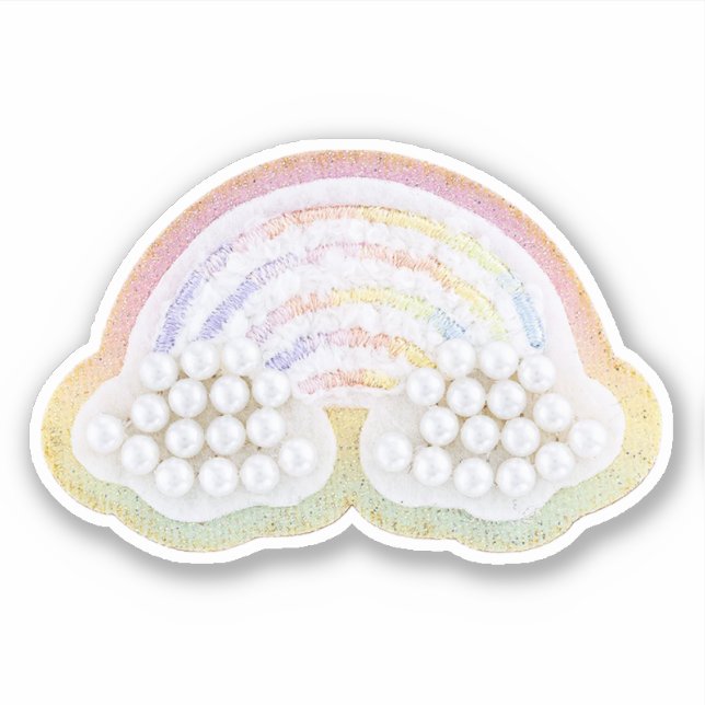 Rainbow-Patch Aufkleber (Vorderseite)