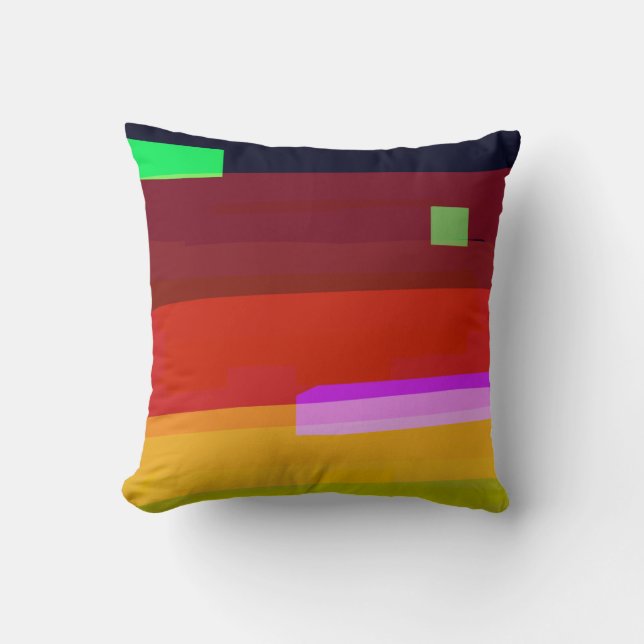 Rainbow Patches Kissen (Vorderseite)