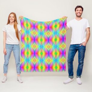 Rainbow Pattern Fleecedecke