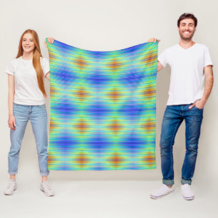Rainbow Pattern Fleecedecke