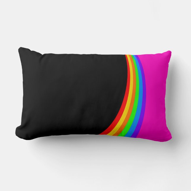 RAINBOW PATTERN LENDENKISSEN (Vorderseite)