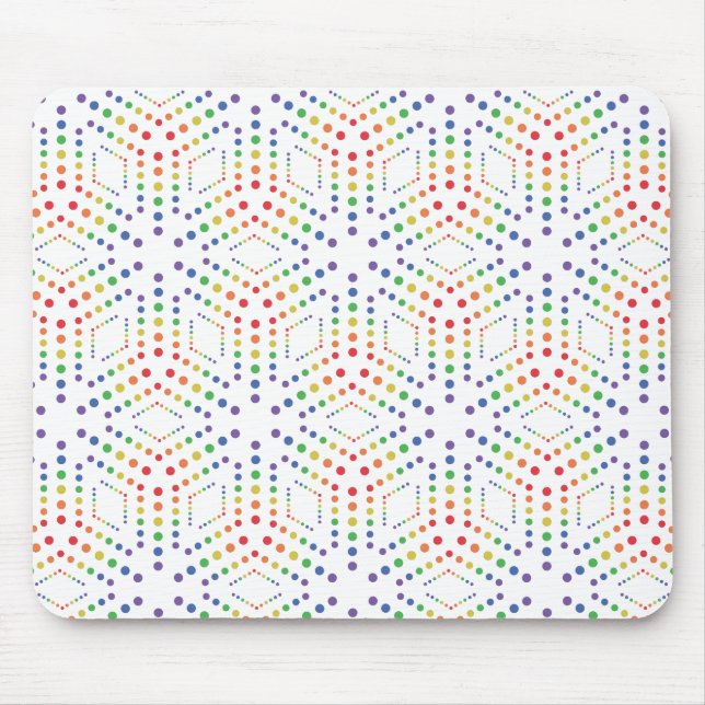 Rainbow Pattern Mousepad (Vorne)