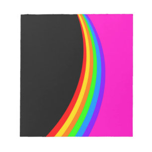 RAINBOW PATTERN NOTIZBLOCK