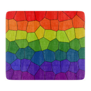 Rainbow Pattern Schneidebrett