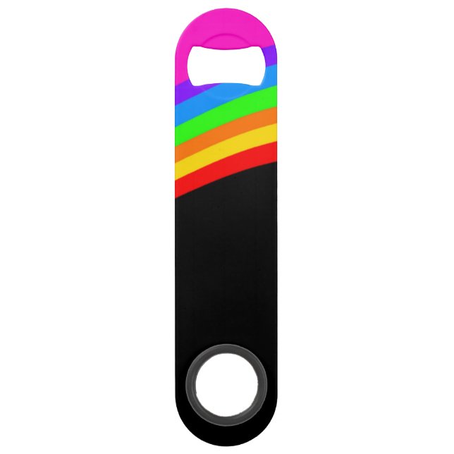 RAINBOW PATTERN SPEEDFLASCHENÖFFNER (Vorderseite)