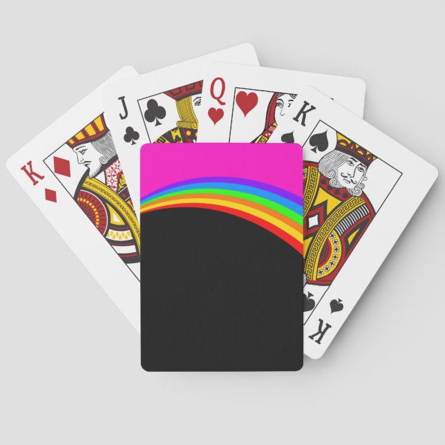 RAINBOW PATTERN SPIELKARTEN (Rückseite)