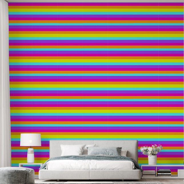 Rainbow Pattern Tapete (Schlafzimmer)