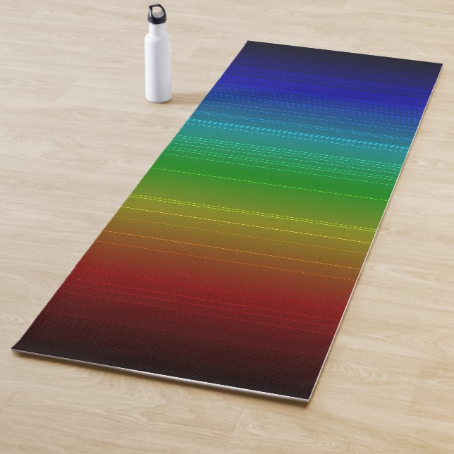 Rainbow Pattern Yogamatte (Beispiel)