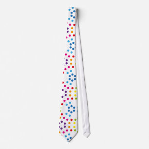 Rainbow Patternpolka Krawatte