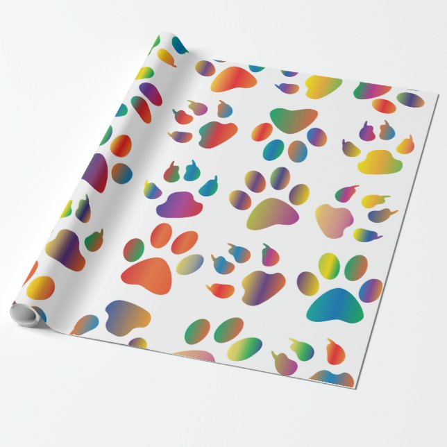 Rainbow Paws Geschenkpapier (Ungerollt)
