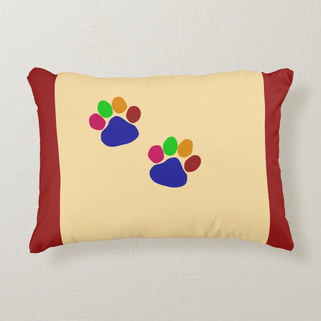 Rainbow Paws Wohngestaltung Dekokissen (Vorderseite)