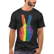 Rainbow Peace Hand, LGBT Gay Pride Monat