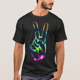 Rainbow Peace Liebe Gefärbte Krawatte Pattern Tuc T-Shirt