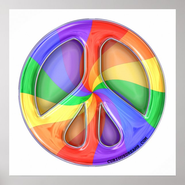 Rainbow Peace Poster (Vorne)