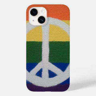 Rainbow Peace Sign Case für Apple oder Samsung
