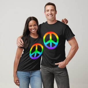 Rainbow Peace Sign Shirt
