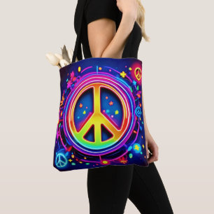 Rainbow Peace Symbol Art