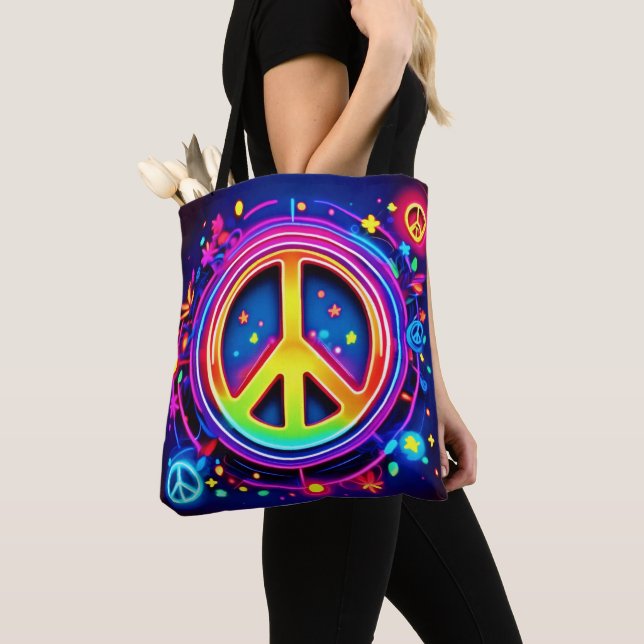 Rainbow Peace Symbol Art (Von Nahem)