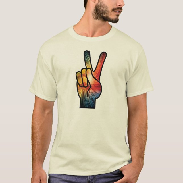 Rainbow Peace T-Shirt (Vorderseite)