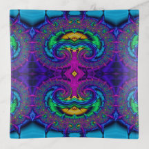 Rainbow Peacock Fraktal Frische Pasta machen