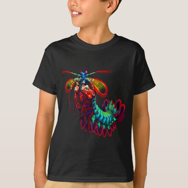Rainbow Peacock Mantis Shrimp T-Shirt (Vorderseite)