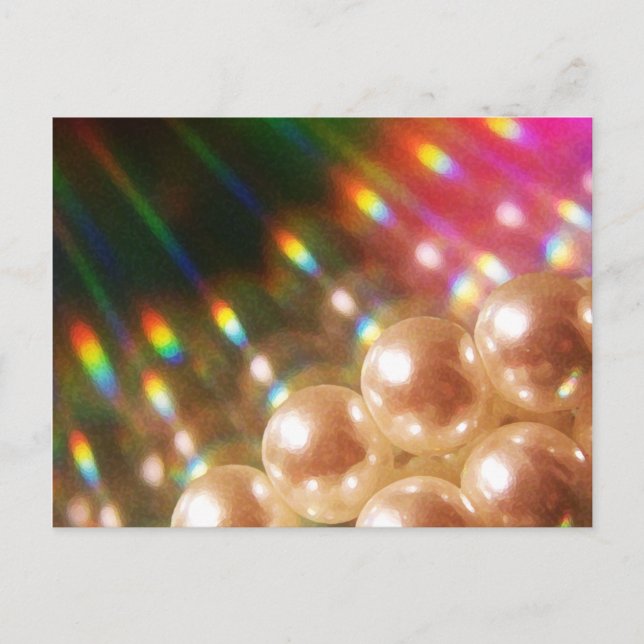 Rainbow Pearls Postkarte (Vorderseite)