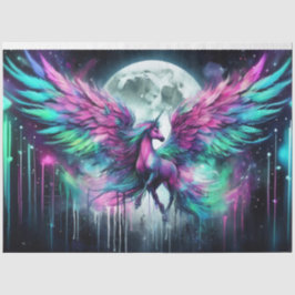 Rainbow Pegasus Tissue Seidenpapier